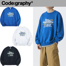 ★2023SS新作★CODE GRAPHY★CGP DAY GRAPHIC SWEATSHIRT