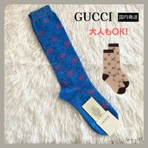 GUCCI◆大人もOK GGロゴ コットン ソックス＊送料関税込