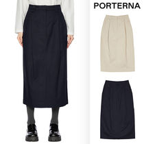 【PORTERNA】Loui cotton long skirt