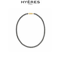 【HYERES LOR】23SS★ H edition Dark Gray Pearl Bead Necklace