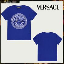 VERSACE☆キッズ メデューサコットンTシャツ ブルー