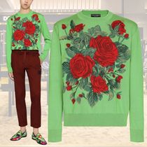 【Dolce & Gabbana】フローラルジャカードセーター