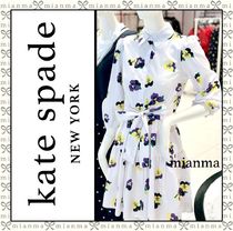 Kate Spade*＊パンジー トス シャツドレス