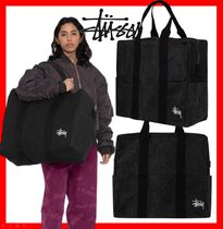 ★人気★【STUSSY】★STUSSY Canvas Flight Bag washed blac.k★