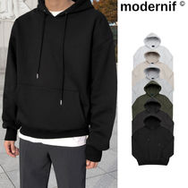 【MODERNIF】Mold Brushed Hood T-shirt