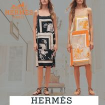 ≪23SS★≫HERMES プレタ Ex-Libris ストラップドレス