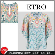 緊急セール【ETRO】フローラルデザインシルクシャツ★送料関税込