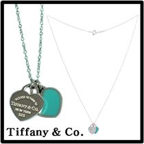 ★関税込★Tiffany & Co.★ダブル ハート タグ ペンダント★