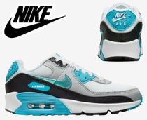 ☆新作☆大人OK! Nike Air Max 90 光沢スウッシュ White/Blue