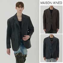 【MAISON MINED】23SS★ CRACK COATING BLAZER