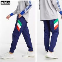 【adidas】Football Italy Icons ロゴ入り ジョガーパンツ ♪