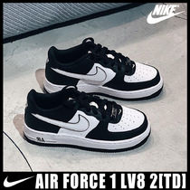 ◆男女共用◆NIKE AIR FORCE 1 LV8 2 BLACK WHITE(TD)◆関税込◆