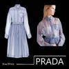 PRADA ワンピース PRADA(プラダ)オルガンザドレス