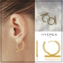 ピアス★Hyeres lor★シルバーピアス　フープピアス　韓国