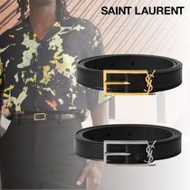 SAINT LAURENT サンローラン インターロッキング ロゴ Belt 2cm