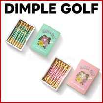 【DIMPLE GOLF】 GOLF FLOWER WOOD TEE (40pcs) ★人気★