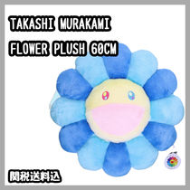 Takashi Murakami Flower 60cm クッション ブルー 村上隆