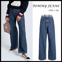 Tommy Jeans ◆ロゴ ストレートジーンズ◆関税送料込み