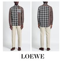 Sale 特価『関税送料込』『国内発送』【LOEWE】チェック柄シャツ