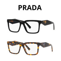 関税・送料込み＊PRADA プラダ＊スクエア　ロゴ 　メガネ