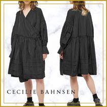 ◆関税込◆CECILIE BAHNSEN Amalie フリルトリム  ラップドレス