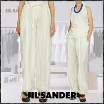 Jil Sander ジルサンダー ドローストリング クリース パンツ