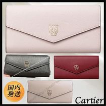 【国内発送★Cartier】パンテール ドゥ カルティエ 長財布 ロゴ