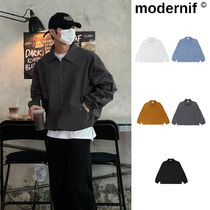 【MODERNIF】Mots Plan Collar Windbreaker