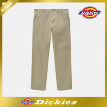 【Dickies】ロゴ スキニーパンツ ベージュ / 送料無料