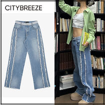 CITYBREEZE】23SS Fringe Denim Pants■アイドル着用/韓国大人気