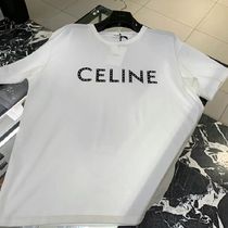 【CELINE】スタープリント ラインストーン入り ルーズTシャツ