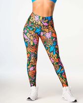 ２〜４日でお届け！Zumba Tropics High Waisted Ankle Leggings