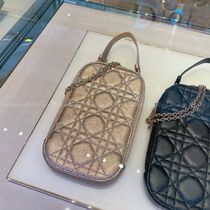 ディオール Lady Dior フォンホルダー チェーンストラップ付