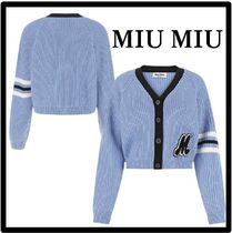 ★送料・関税込★MIU MIU★Mロゴ カーディガン★正規品