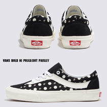 VANS★BOLD NI★兼用★POLKA DOT PAISLEY BLACK/MARSHMALLOW