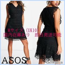 ASOS Amy Lynn V ネック レース ドレス【送料込】