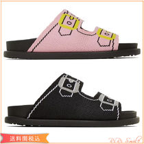 大人もOK Marni Junior トロンプルイユ ストラップ スライド