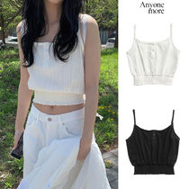 【Anyone more】Ferber cotton banding sleeveless