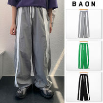 【BAON】Copan line color matching banding pants