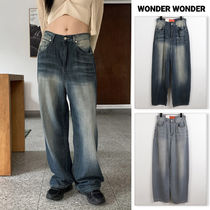 【WONDER WONDER】Chasing Summer Washing Long Wide Denim Pt