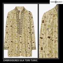 送料&関税込み★ToryBurch★EMBROIDERED SILK TORY TUNIC シルク