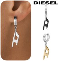 ＊DIESEL＊Dロゴ ステンレススチール シングルピアス ギフト