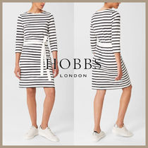 ★Hobbs London★ JOLIE ジャージー ボーダー ワンピース