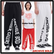 関税込★Archive Bold X Gotter Gallery INSIDE LOGO SWEATPANTS