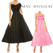 【MAC DUGGAL】関税込*フロントBigリボン◆Aラインロングドレス