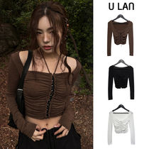 【U LAN】Mood Hook Deep Square Long Sleeve