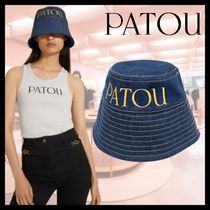 完売必至★関税込み＊大人気★PATOU★ロゴ デニムバケットハット