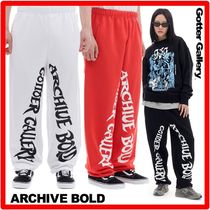 ★Archive Bold X Gotter Gallery INSIDE LOGO SWEATPANT.S★