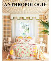 ANTHROPOLOGIE Ellen華やかなベッドキルト(CALIFORNIAKING)