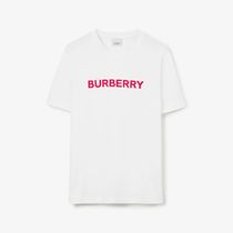 BURBERRY ロゴプリント コットンTシャツ ホワイト